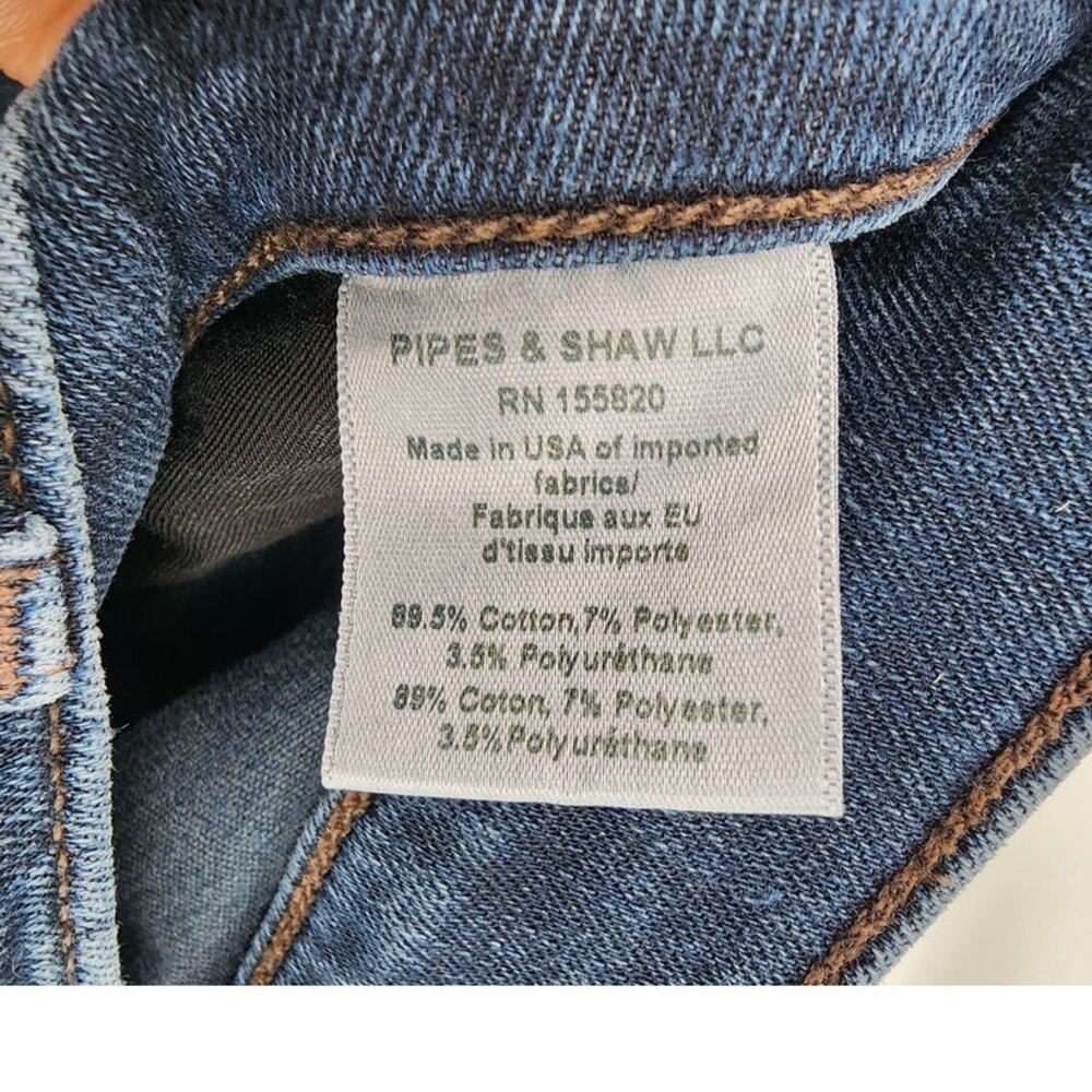 Veronic Beard Carly Kick Flare High Rise Jeans Dark Wash Stretch Size 28 - Picture 9 of 15